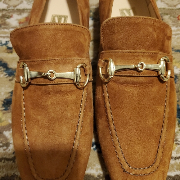 BRUNO MAGLI Simona Loafer In Cognac Suede - Picture 5 of 9
